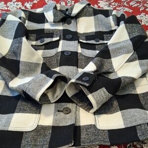 Talbots Black And White Jacket NWOT